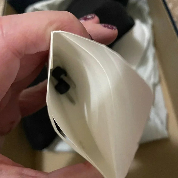 Cole Haan Carmen Black Suede Heeled Bootie Size 5.5B D42132 - Picture 8 of 8